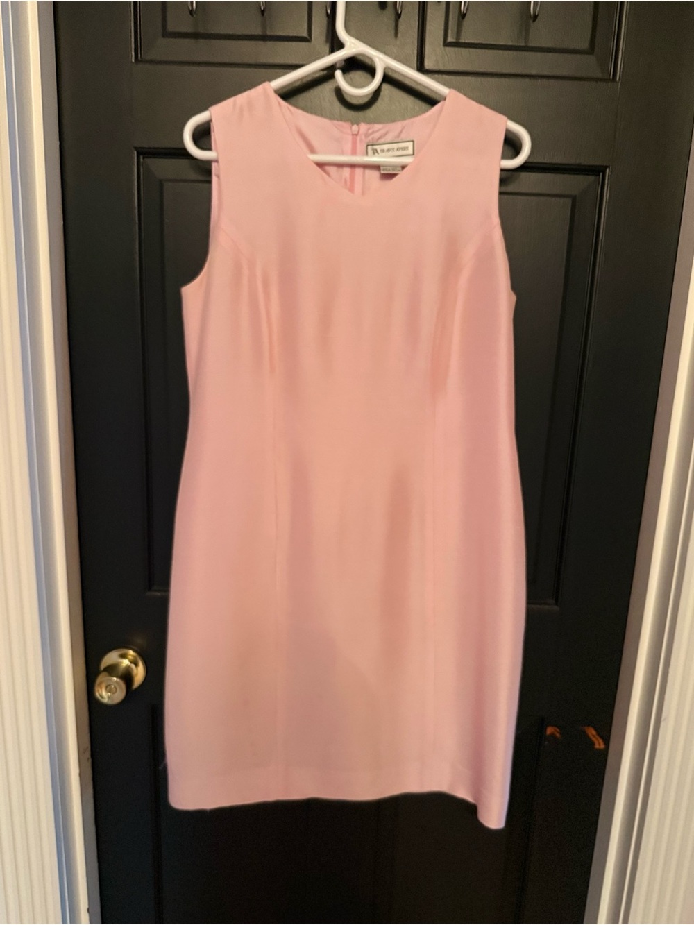 Vintage Travis Ayers Blush Pink Silk Dress